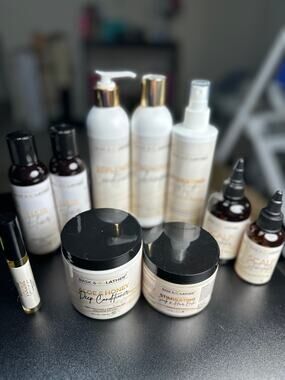 Bask & Lather Ultimate Healthy Hair Care Growth Bundle 8 Piece Set NEW